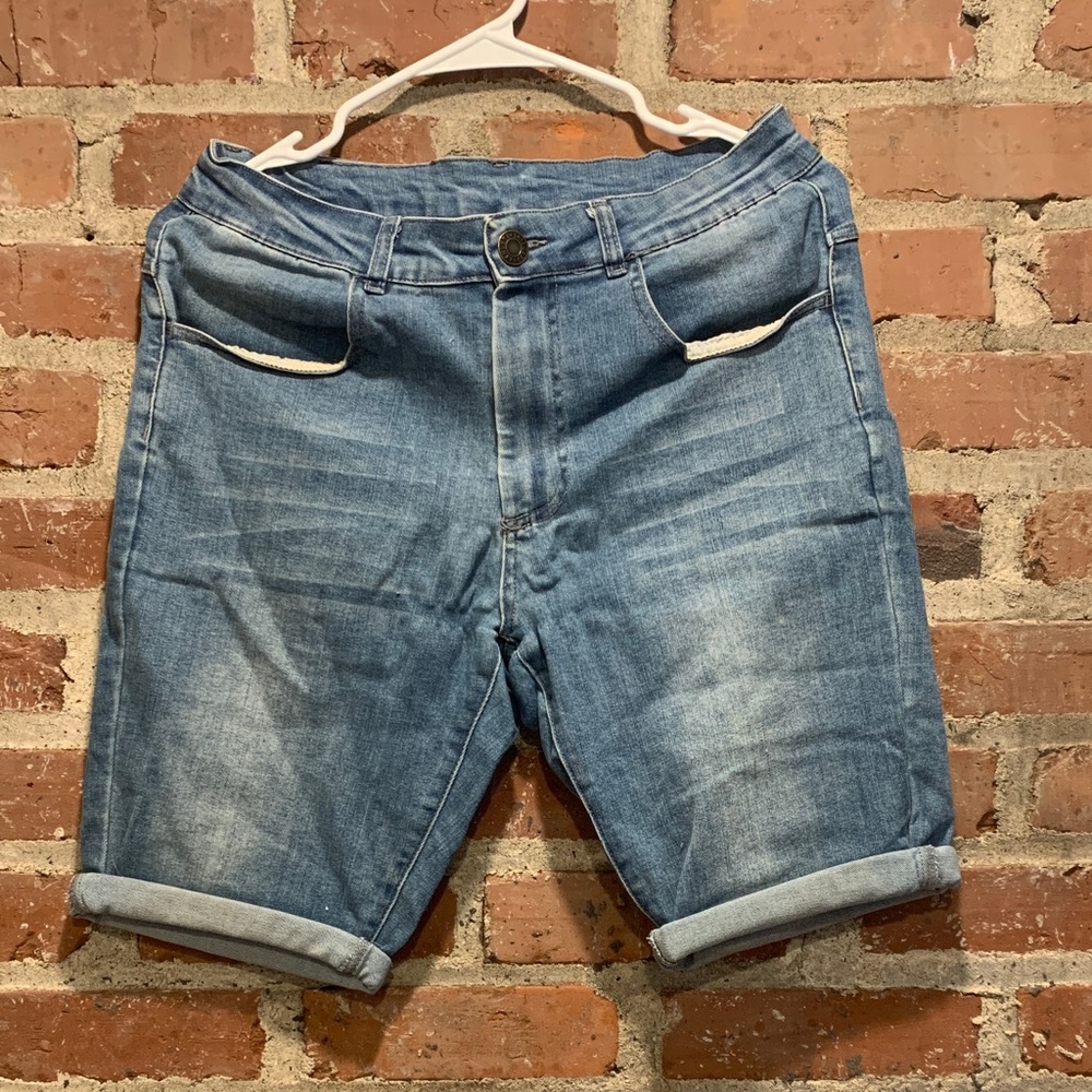 Classic Blue Jean Shorts for Men